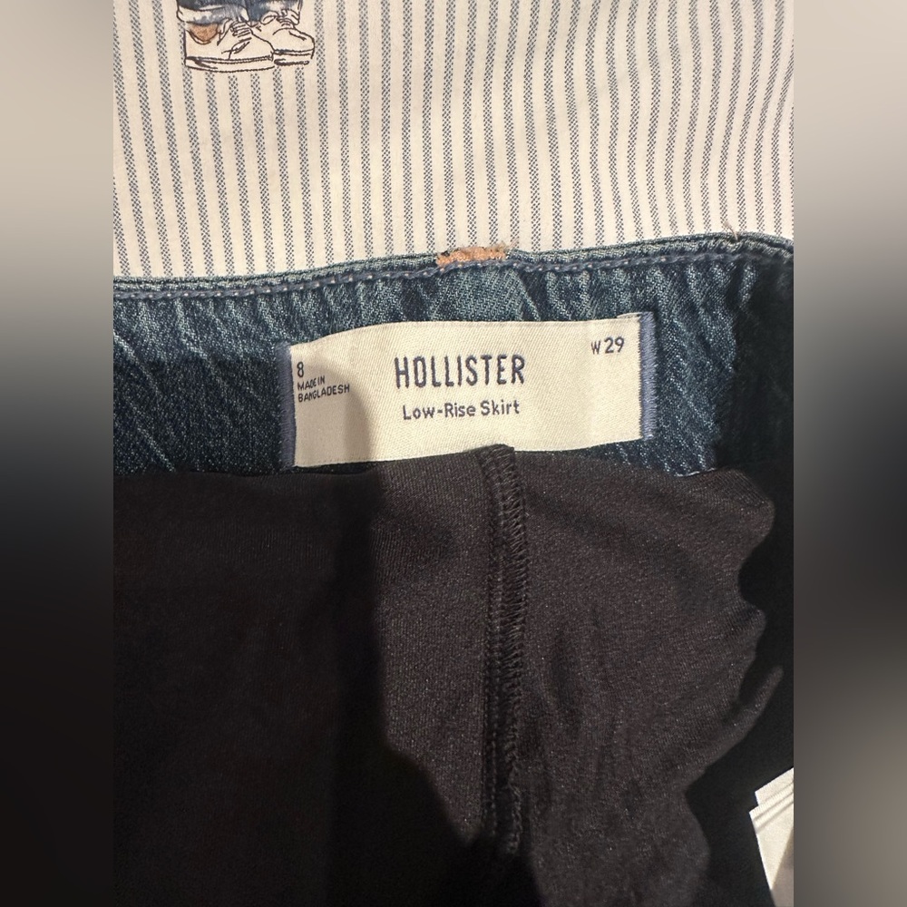 Hollister Blue Low-Rise Skirt - Picture 3 of 6